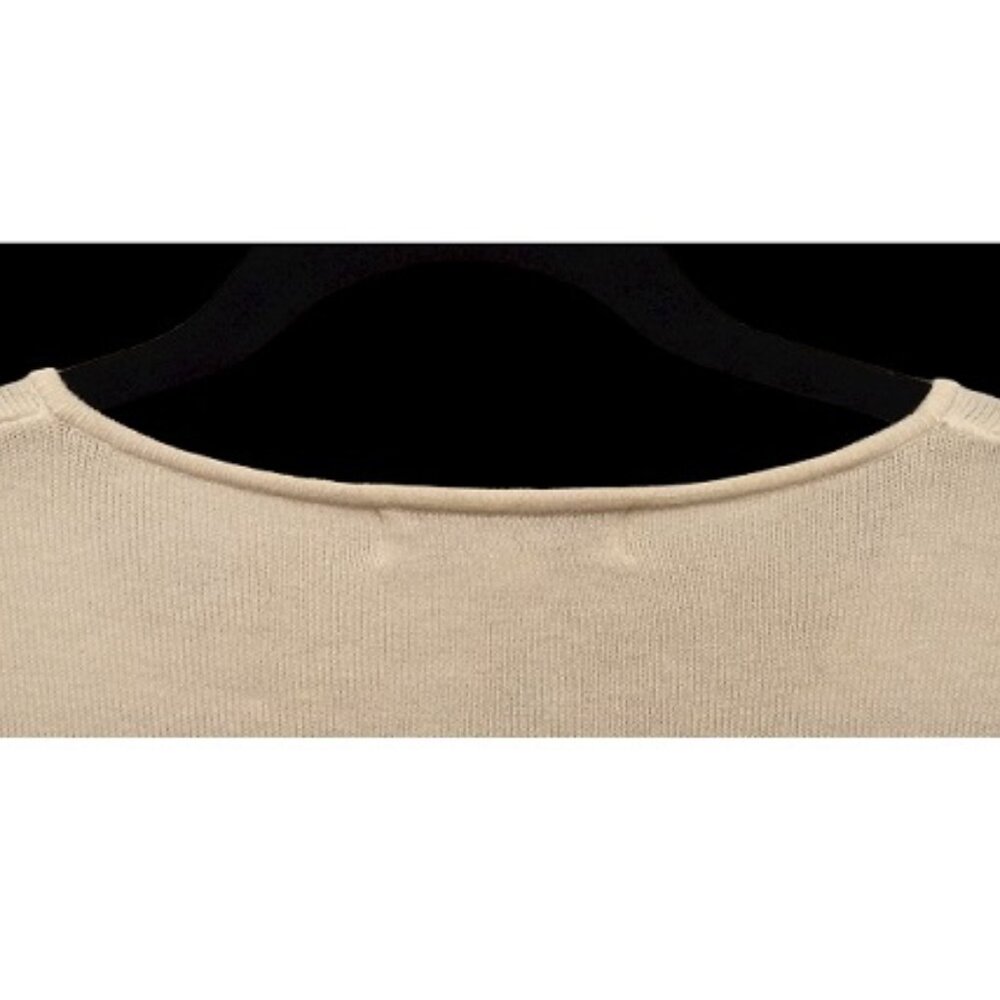 Off White Sweater, 1X - Picture 12 of 14